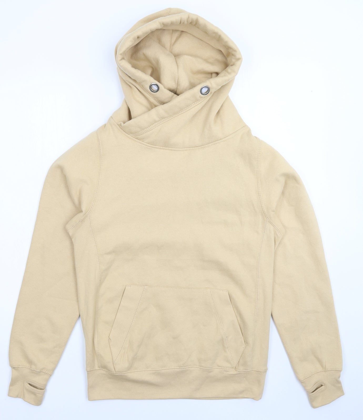 All We Do is Mens Beige   Pullover Hoodie Size S