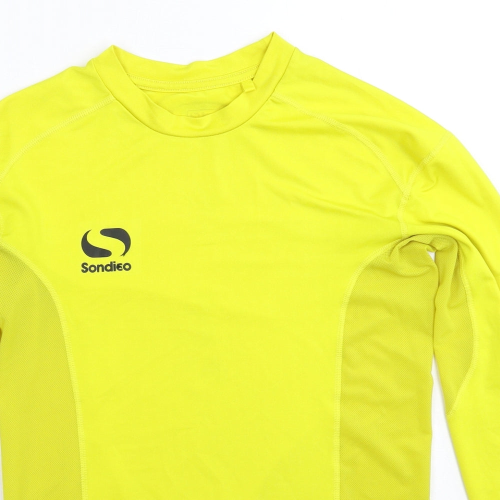 Sondico Mens Yellow   Jersey T-Shirt Size M  - Compression