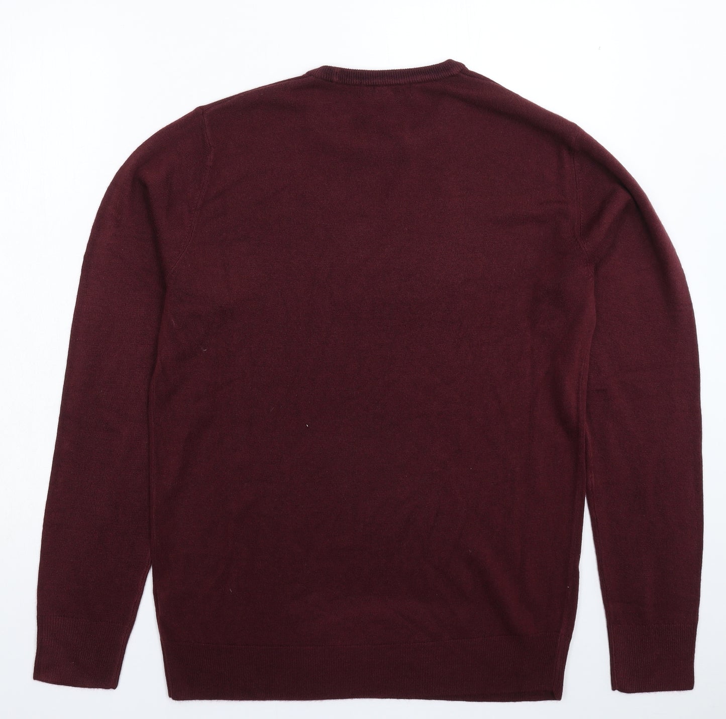 Primark Mens Brown  Knit Pullover Jumper Size M