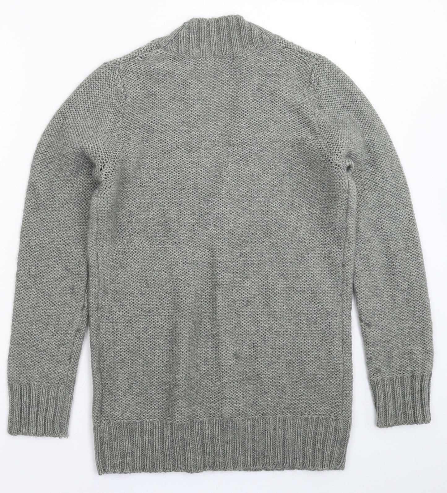 South Womens Grey  Knit Pullover Jumper Size 12