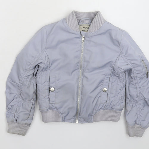 NEXT Boys Silver   Bomber Jacket Jacket Size 6 Years