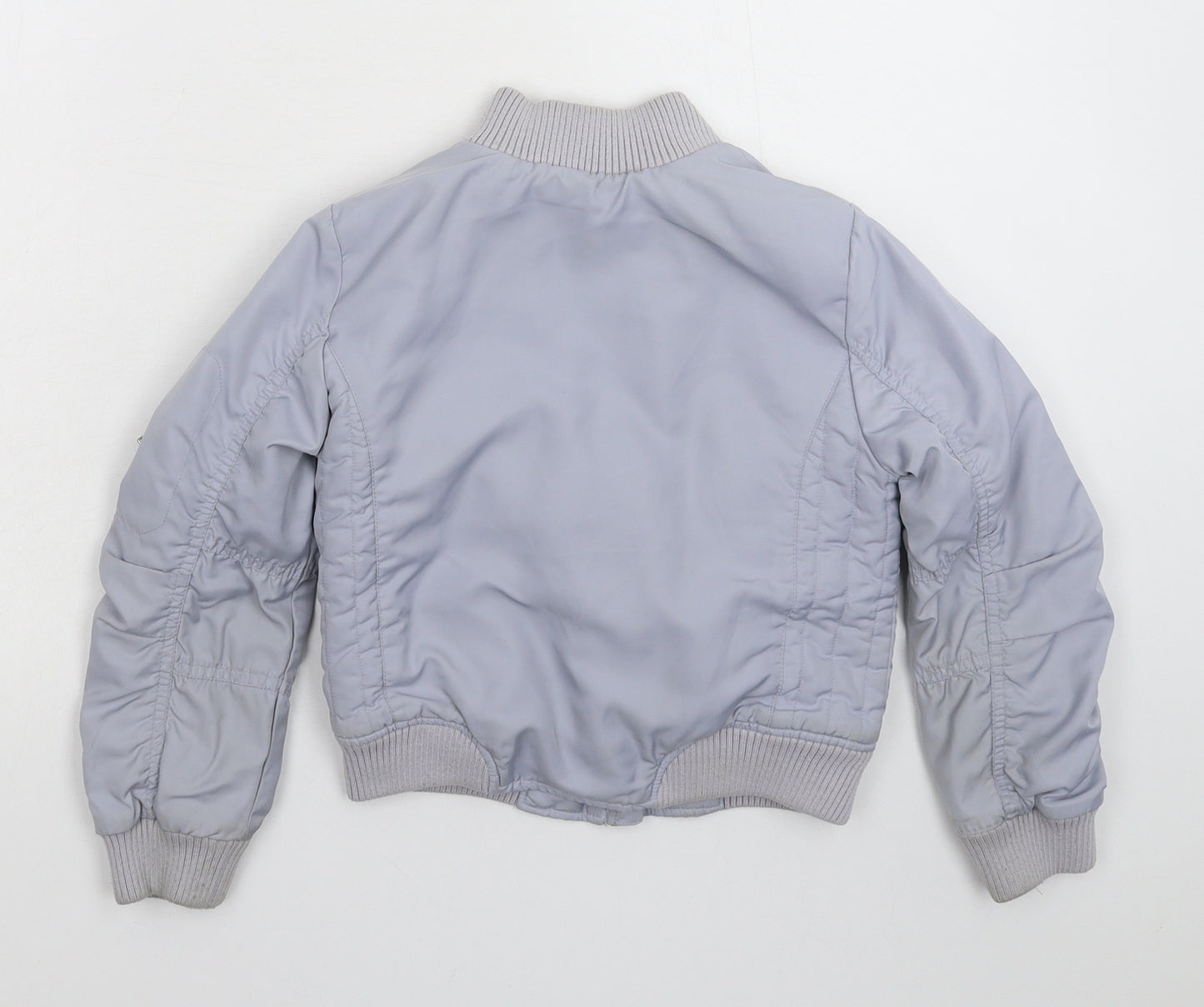 NEXT Boys Silver   Bomber Jacket Jacket Size 6 Years