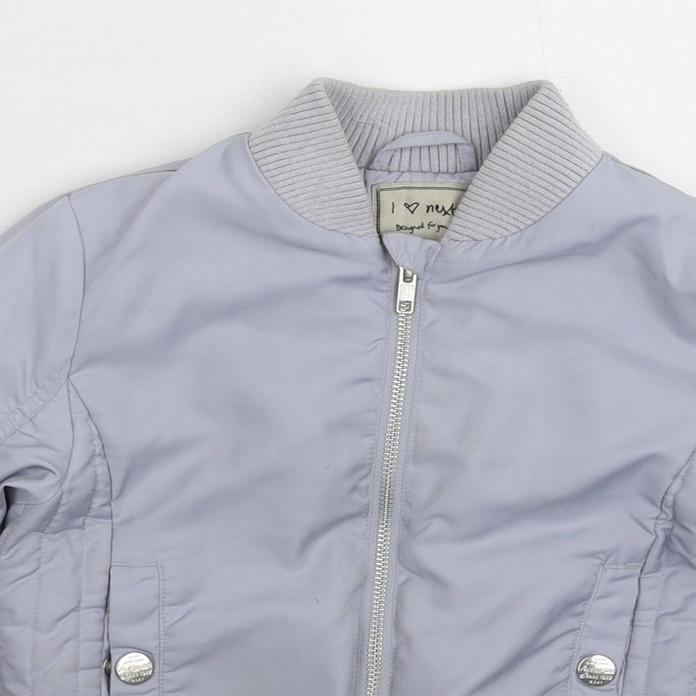 NEXT Boys Silver   Bomber Jacket Jacket Size 6 Years