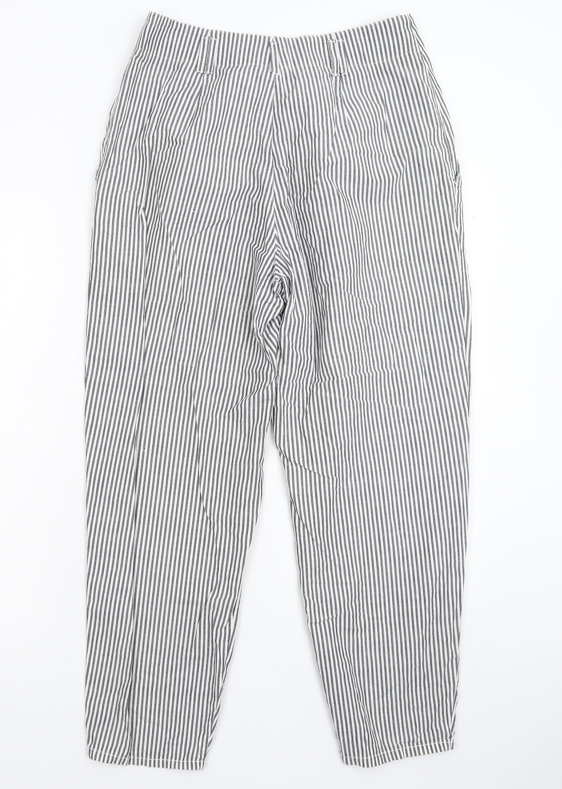 Esprit Womens Grey Striped  Trousers  Size 28 in L26 in