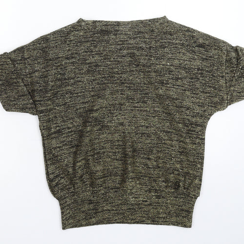 Preworn Womens Gold  Knit Pullover Jumper Size M