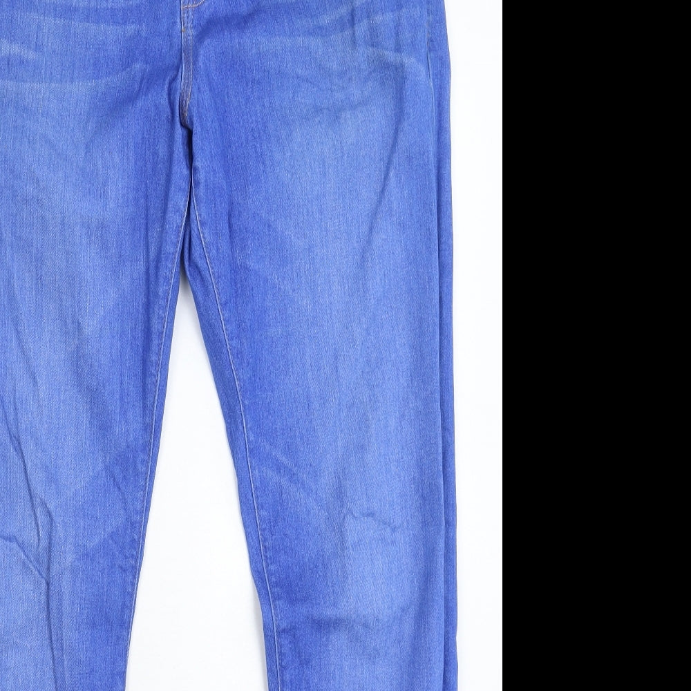 River Island Mens Blue  Denim Tapered Jeans Size 34 L32 in