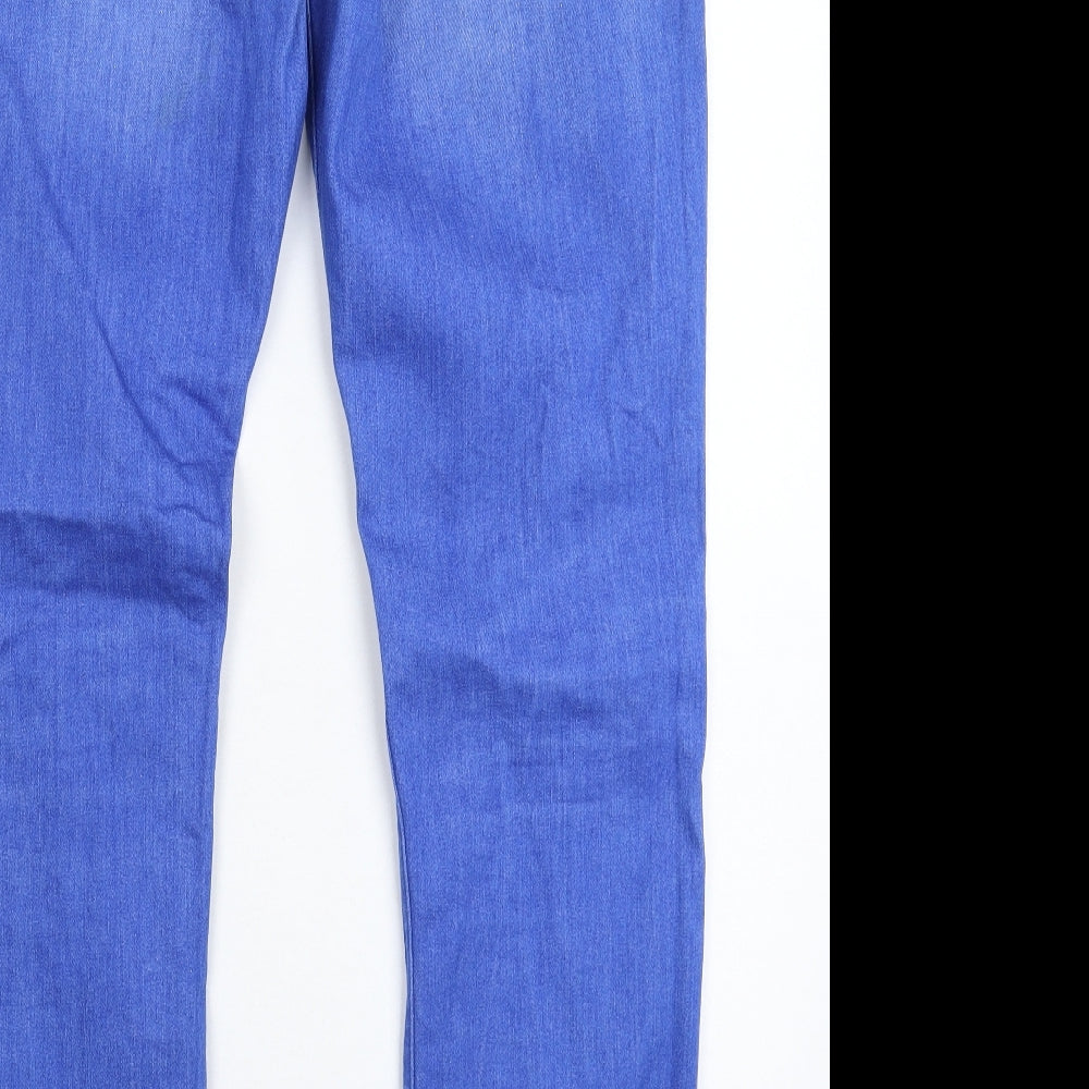 River Island Mens Blue  Denim Tapered Jeans Size 34 L32 in