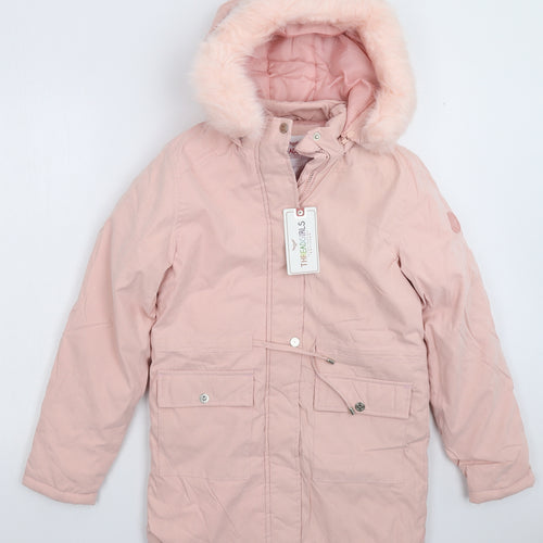 Threadgirls Girls Pink   Parka Coat Size 13 Years
