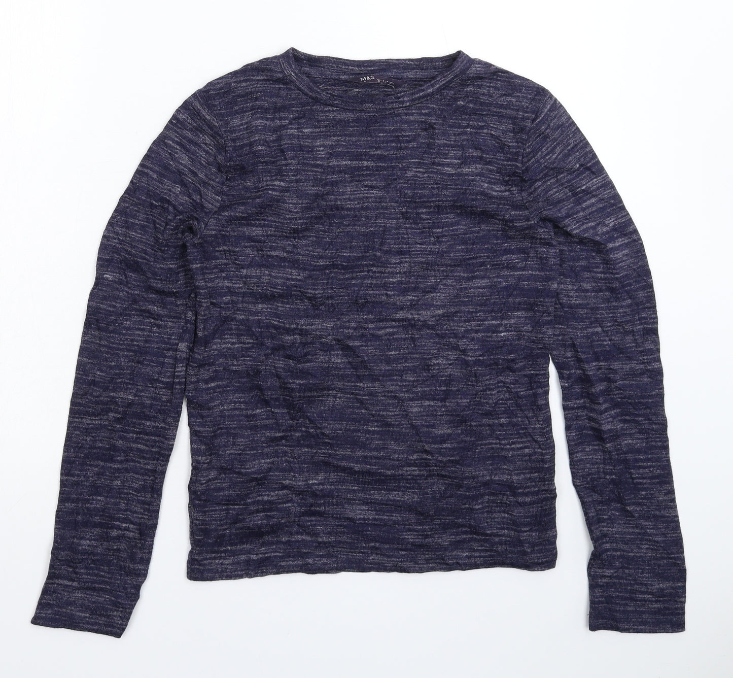 Marks and Spencer Womens Blue  Knit Pullover Jumper Size 6