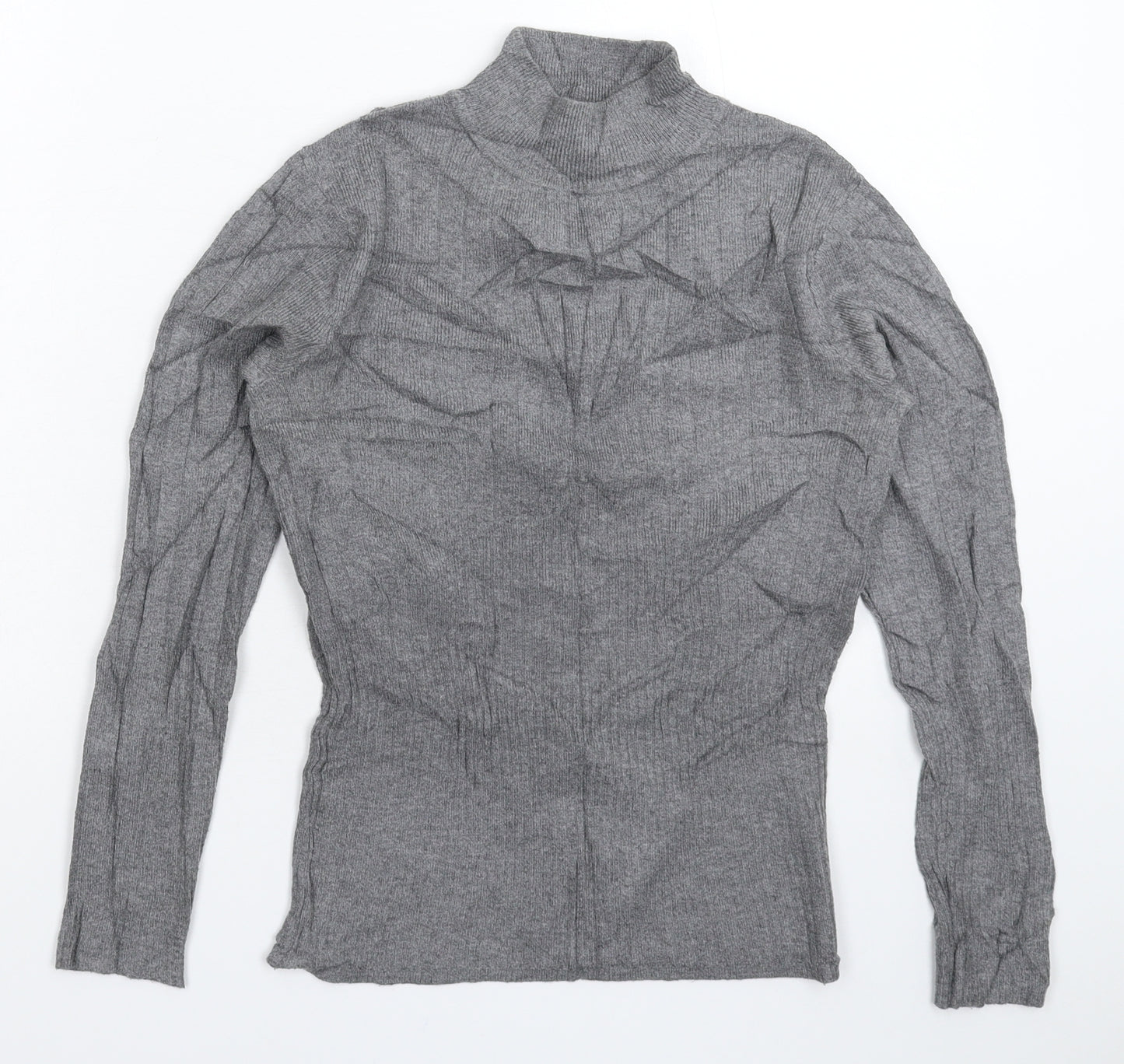Marks and Spencer Womens Grey  Knit Pullover Jumper Size 8