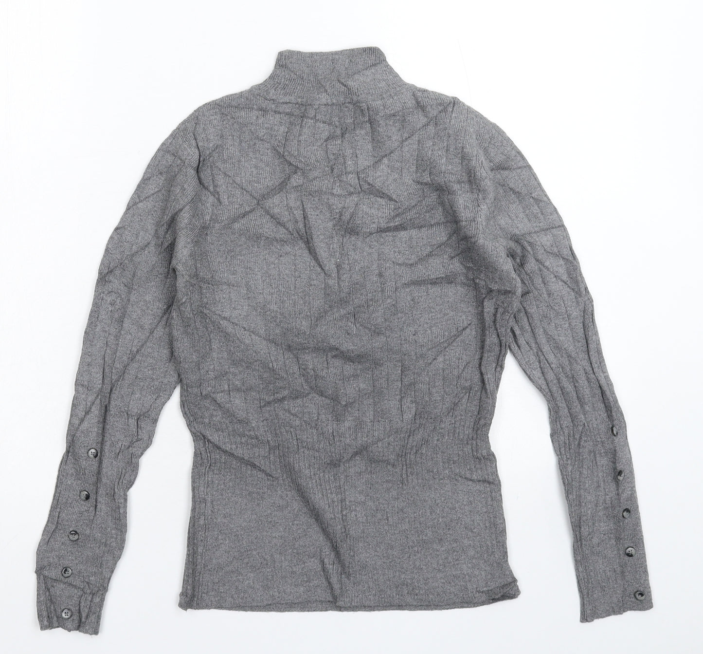 Marks and Spencer Womens Grey  Knit Pullover Jumper Size 8