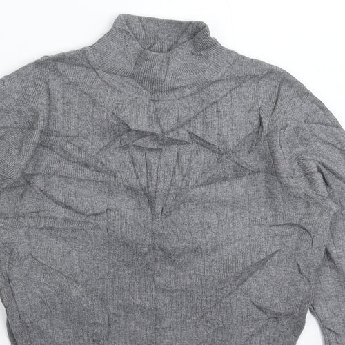 Marks and Spencer Womens Grey  Knit Pullover Jumper Size 8