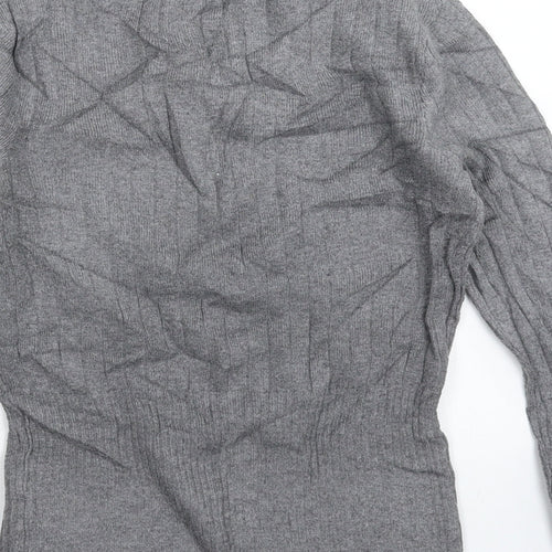 Marks and Spencer Womens Grey  Knit Pullover Jumper Size 8