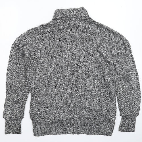 Topshop Womens Grey  Knit Pullover Jumper Size 8