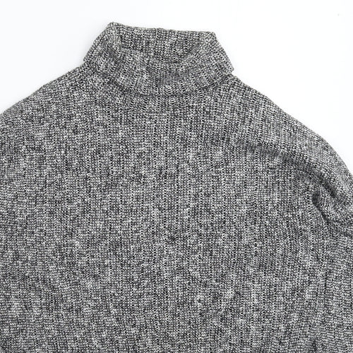 Topshop Womens Grey  Knit Pullover Jumper Size 8