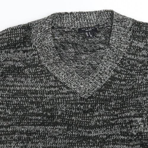 New Look Womens Grey  Knit Pullover Jumper Size S  - Oversized