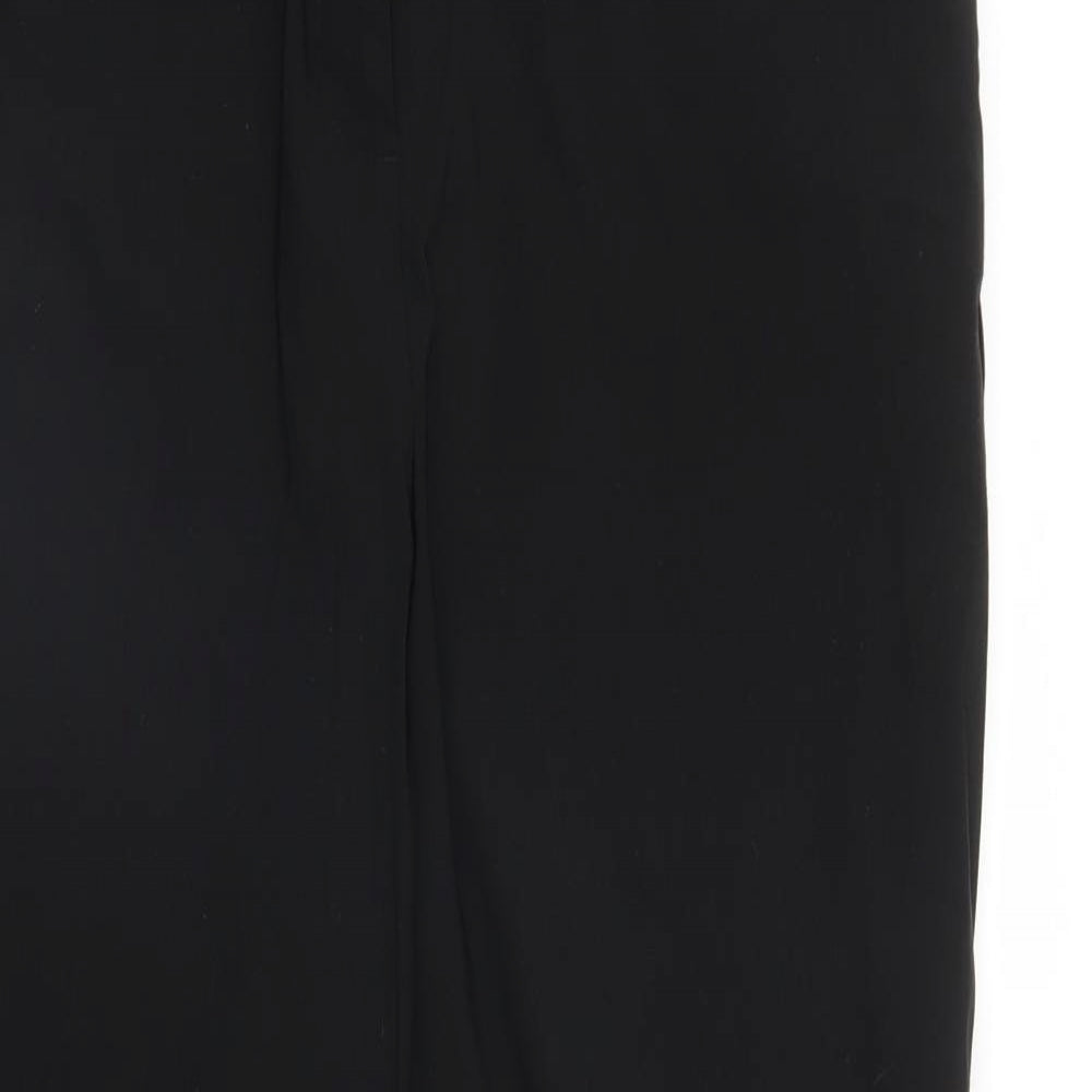 Papaya Womens Black   Trousers  Size 16 L29 in