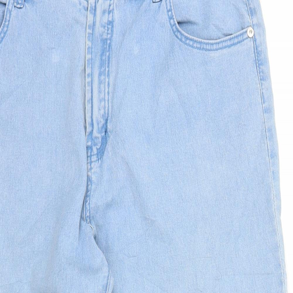 SBD Womens Blue  Denim Cropped Jeans Size 35 in L20 in