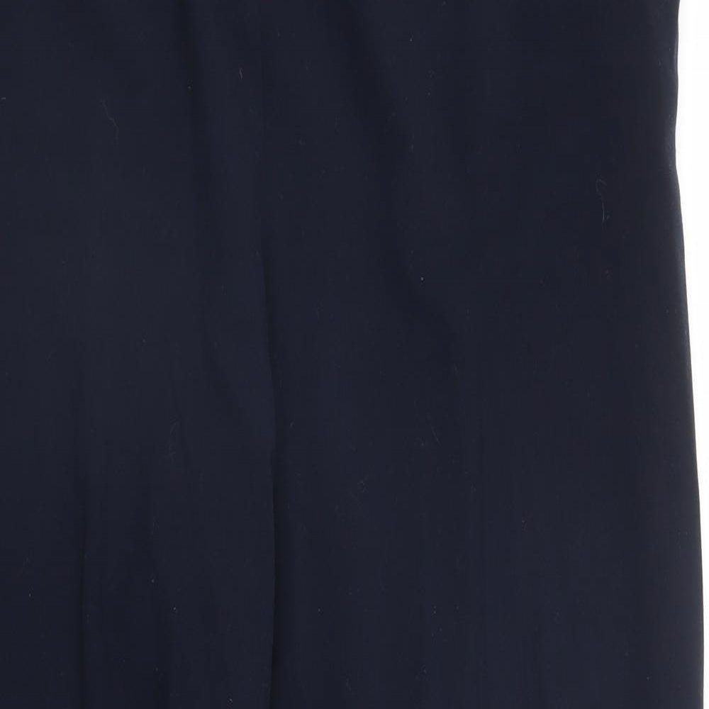M&S Womens Blue   Capri Trousers Size 14 L26 in