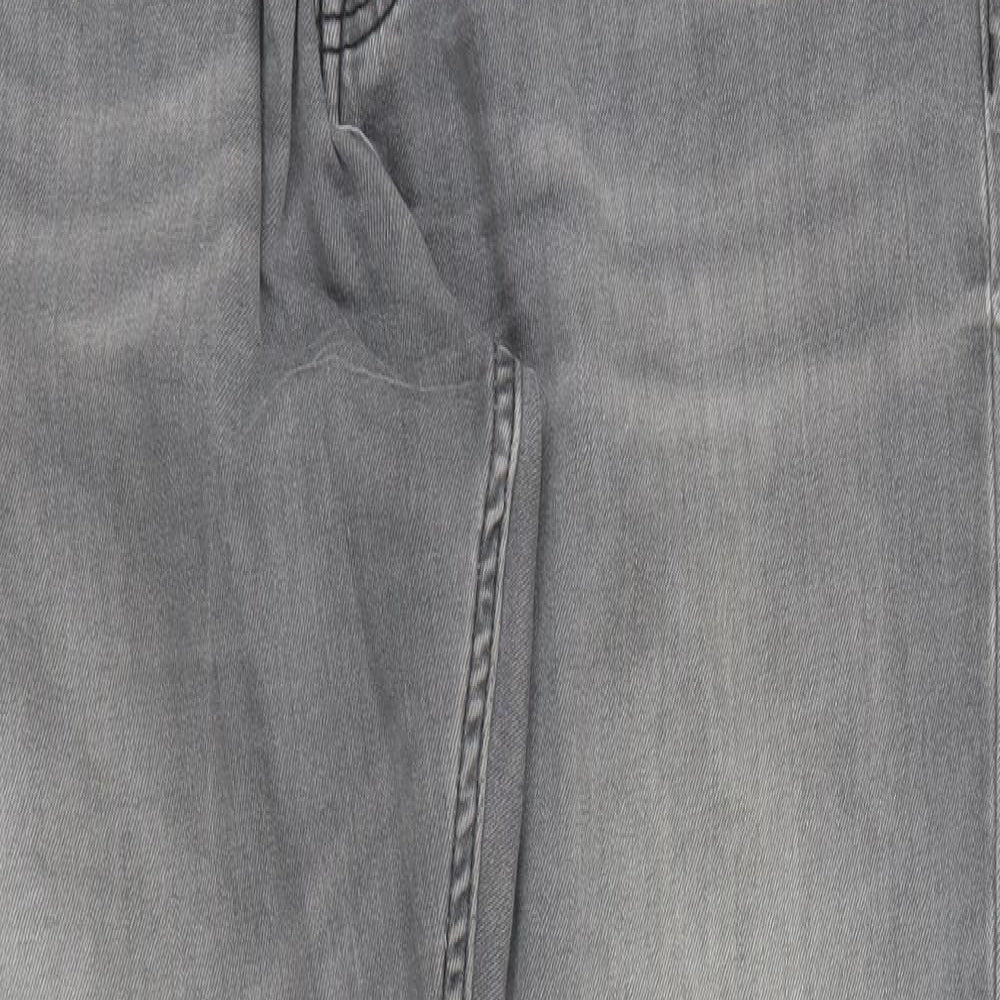 M&S Womens Grey  Denim Skinny Jeans Size 14 L29.5 in