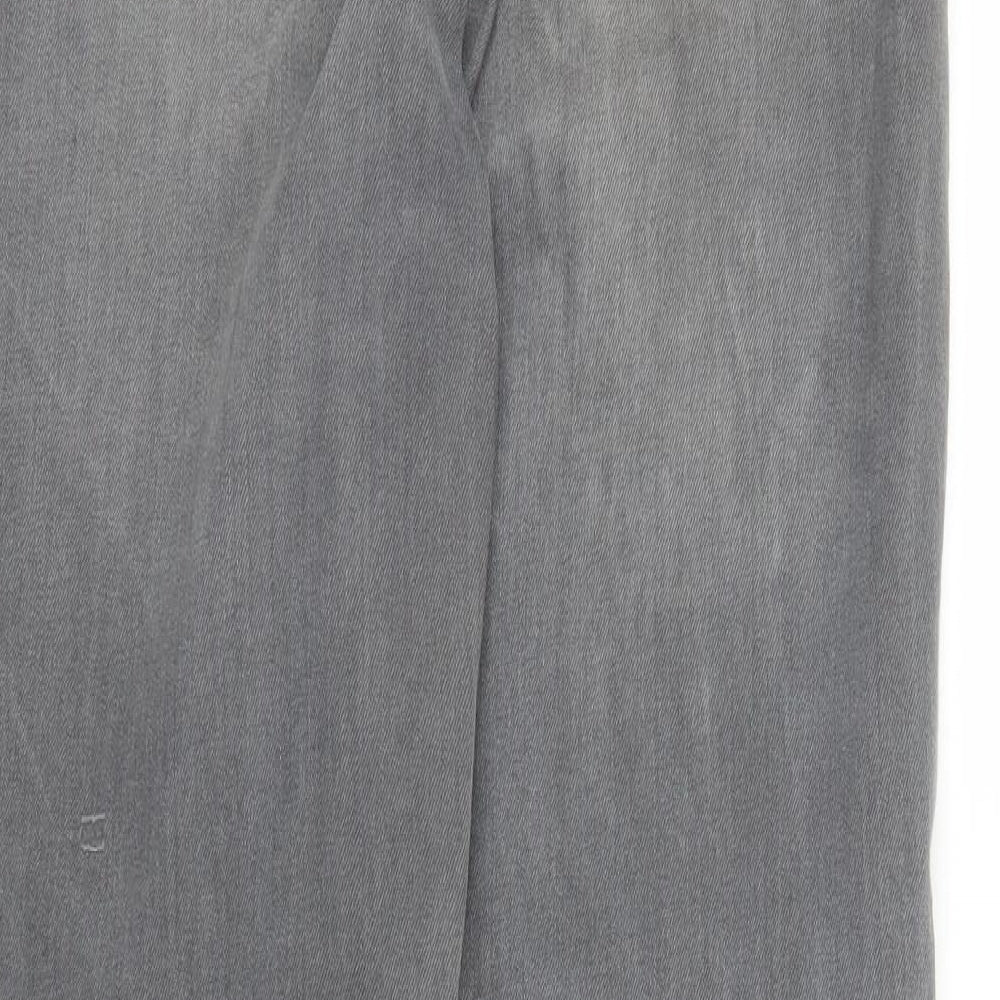 M&S Womens Grey  Denim Skinny Jeans Size 14 L29.5 in
