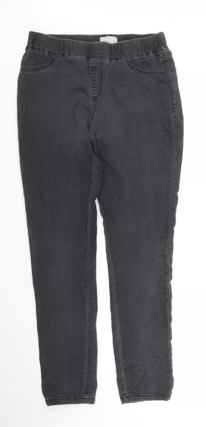 Avon Womens Black Denim Skinny Jeans Size 12 L27 in