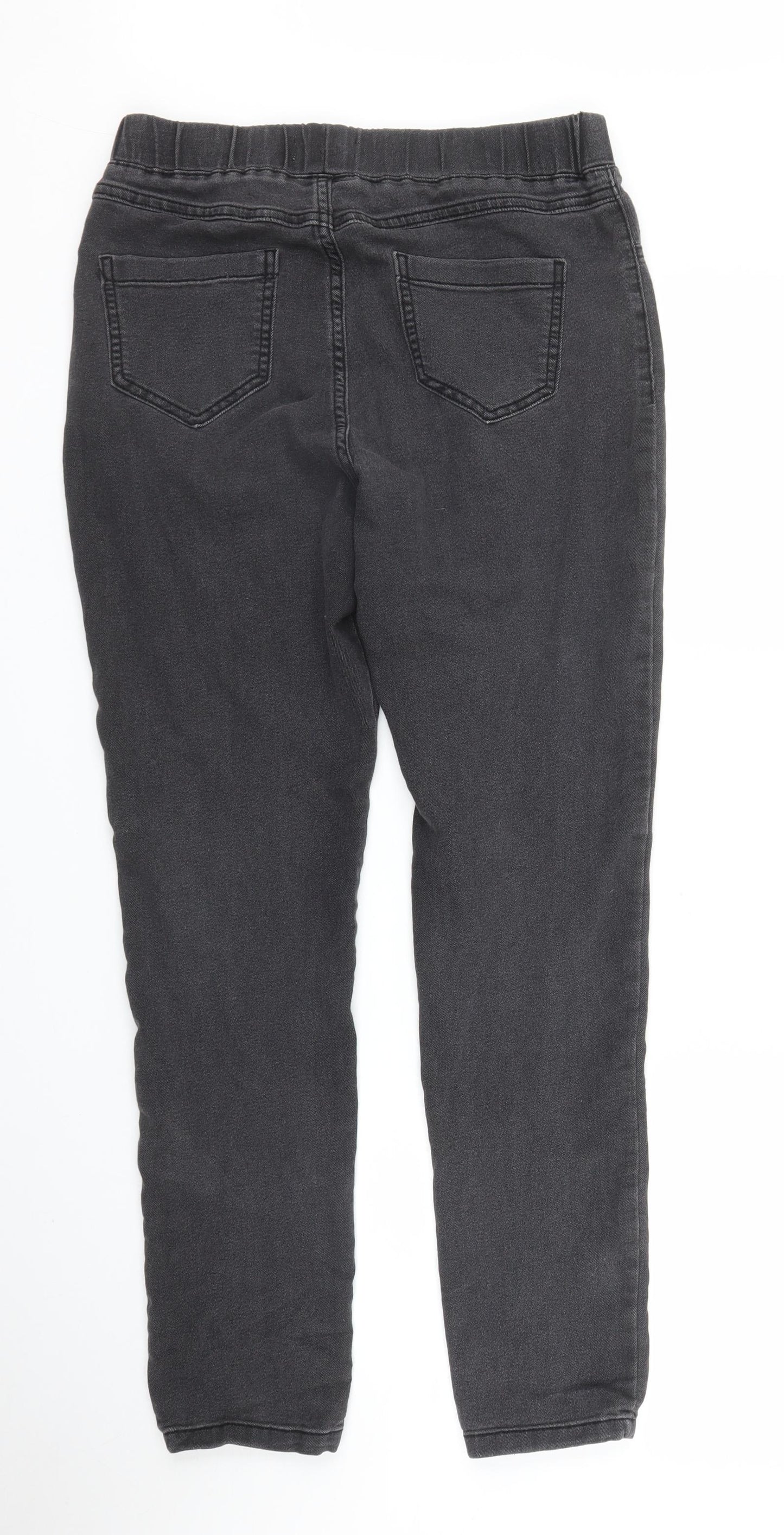Avon Womens Black  Denim Skinny Jeans Size 12 L27 in