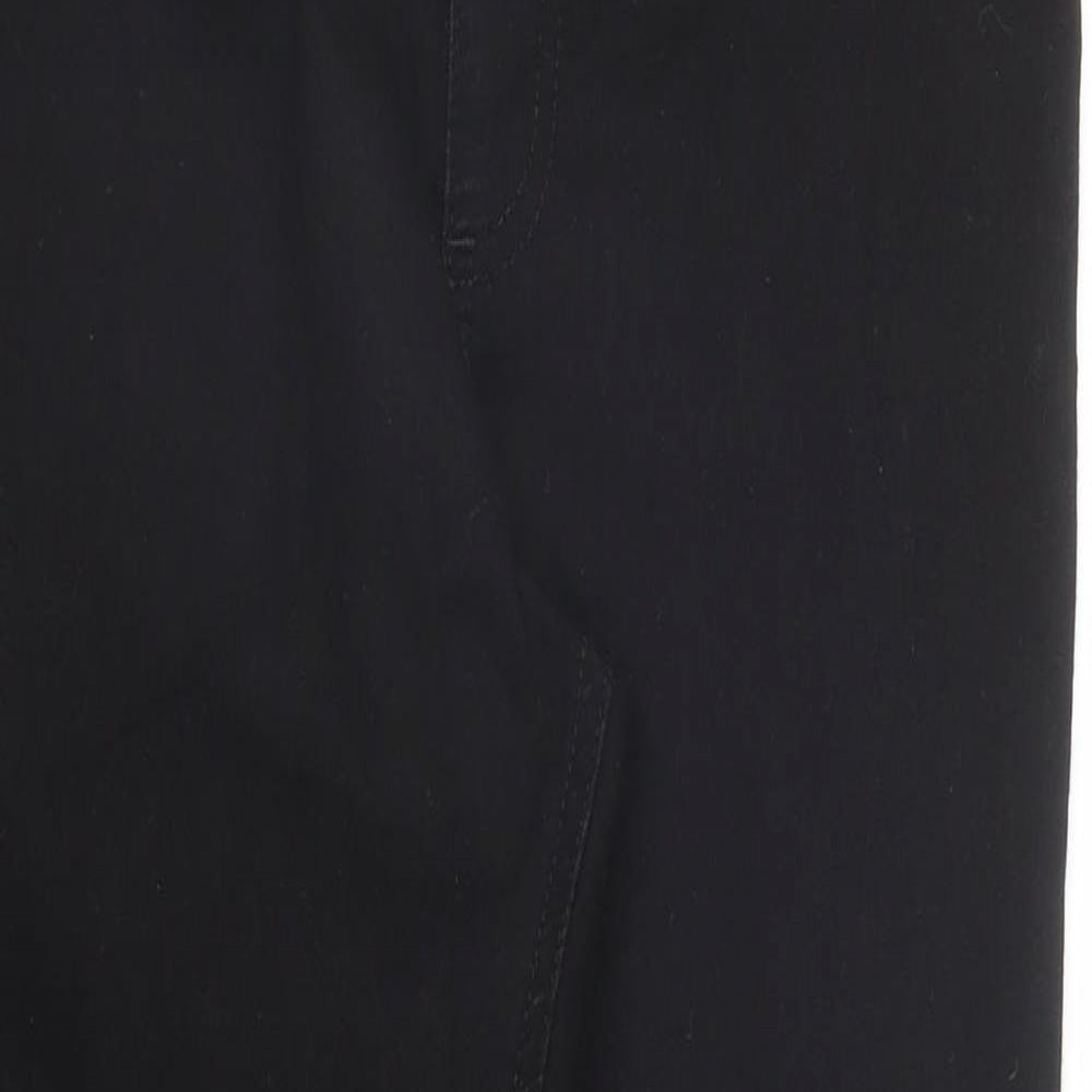 M&S Womens Black  Denim Jegging Jeans Size 12 L26 in
