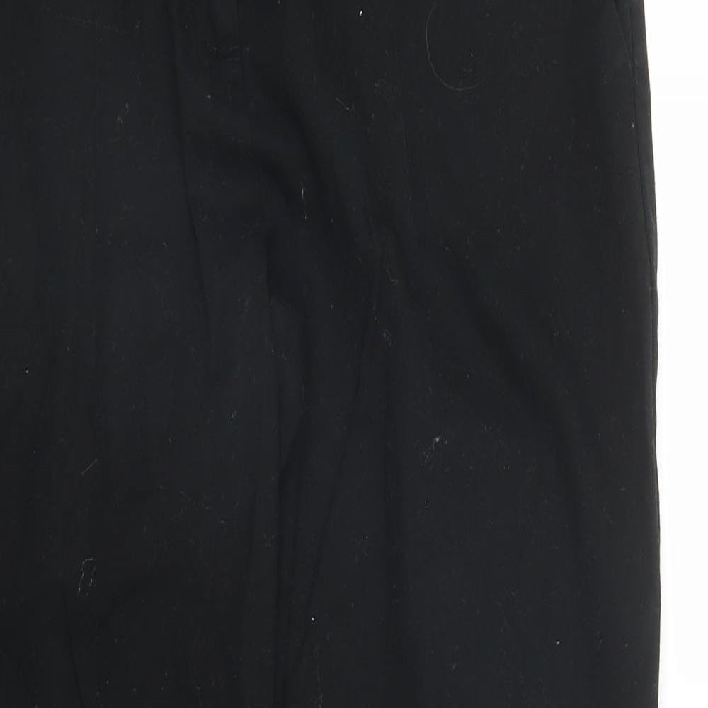 Wallis Womens Black   Pedal Pusher Trousers Size 14 L27 in