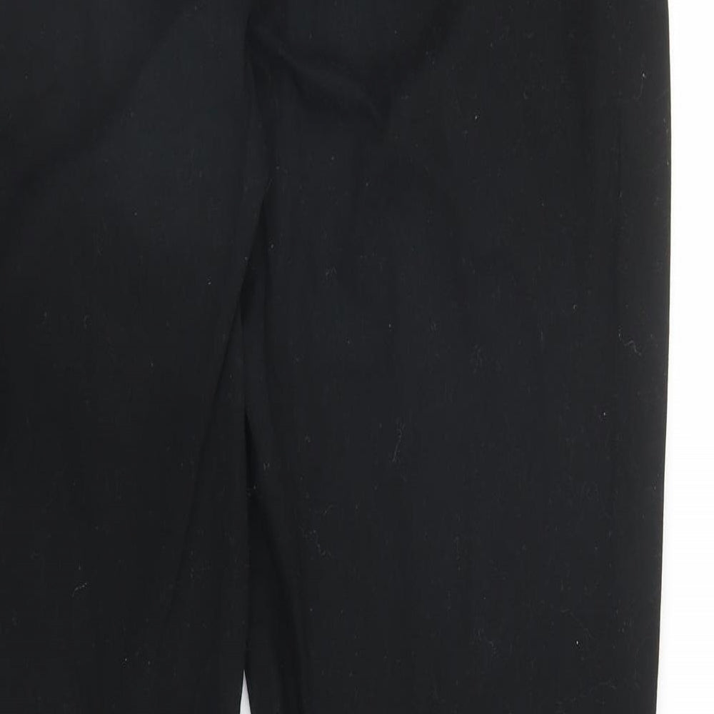 Wallis Womens Black   Pedal Pusher Trousers Size 14 L27 in