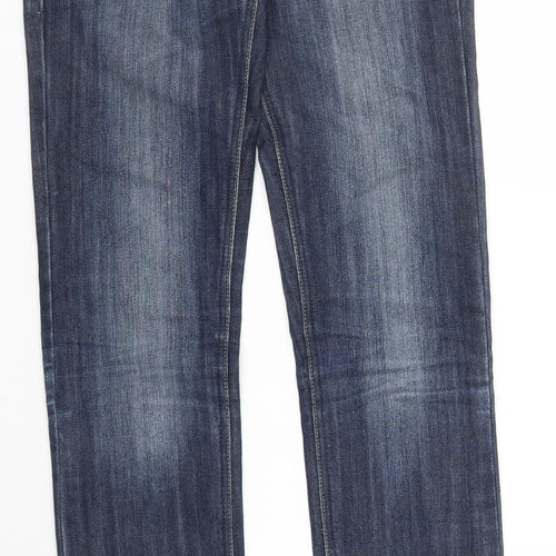 Monday Womens Blue  Denim Straight Jeans Size 10 L24 in