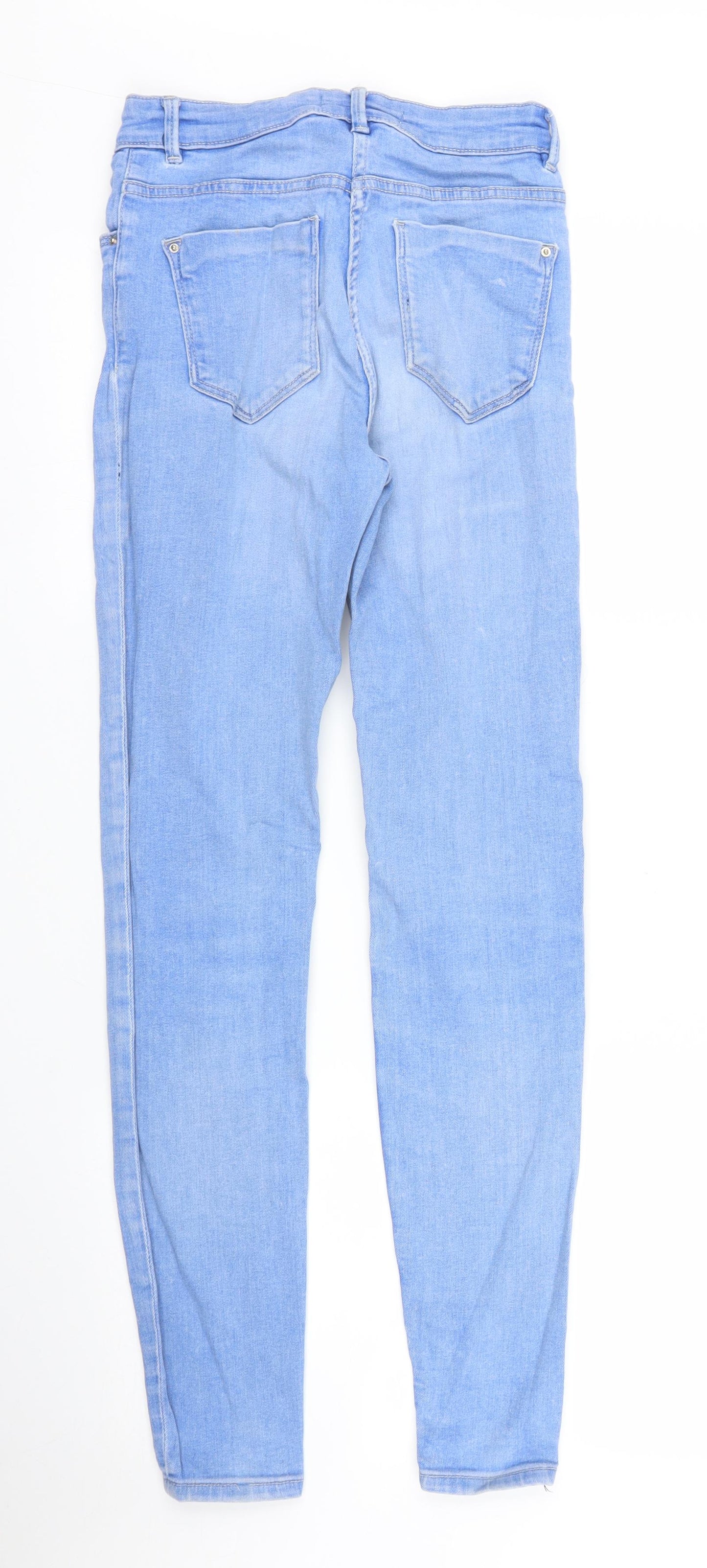 Papaya Womens Blue  Denim Skinny Jeans Size 8 L29 in