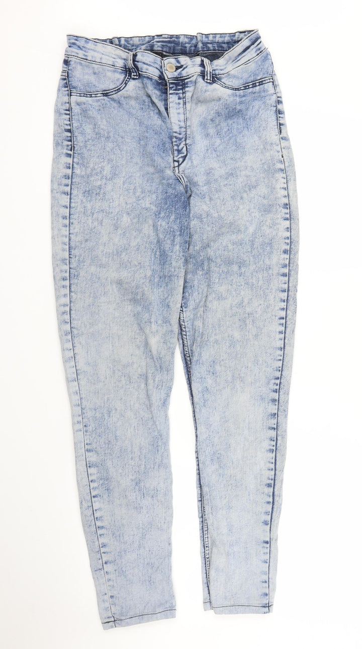 Preworn Womens Blue Denim Mom Jeans Size M L28 in