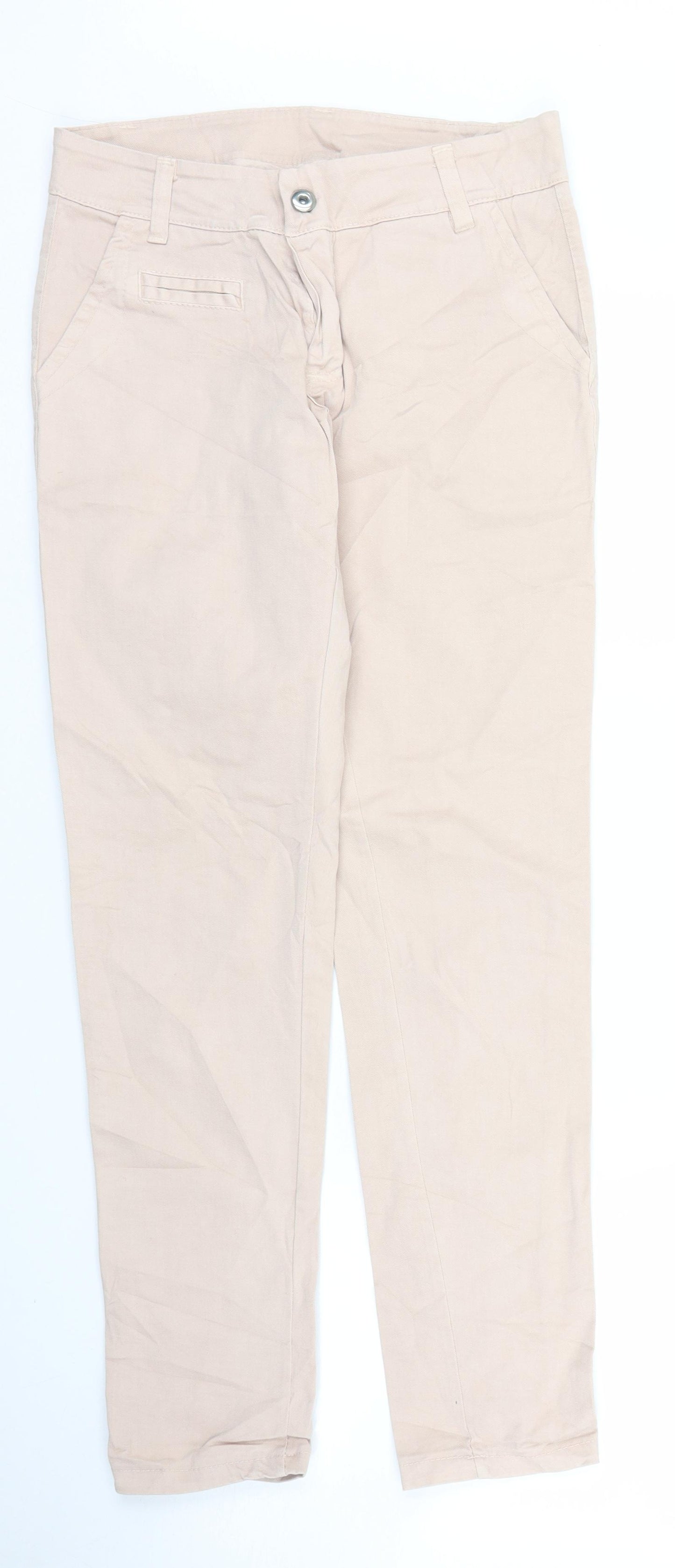 Preworn Womens Pink   Skinny Jeans Size S L27 in
