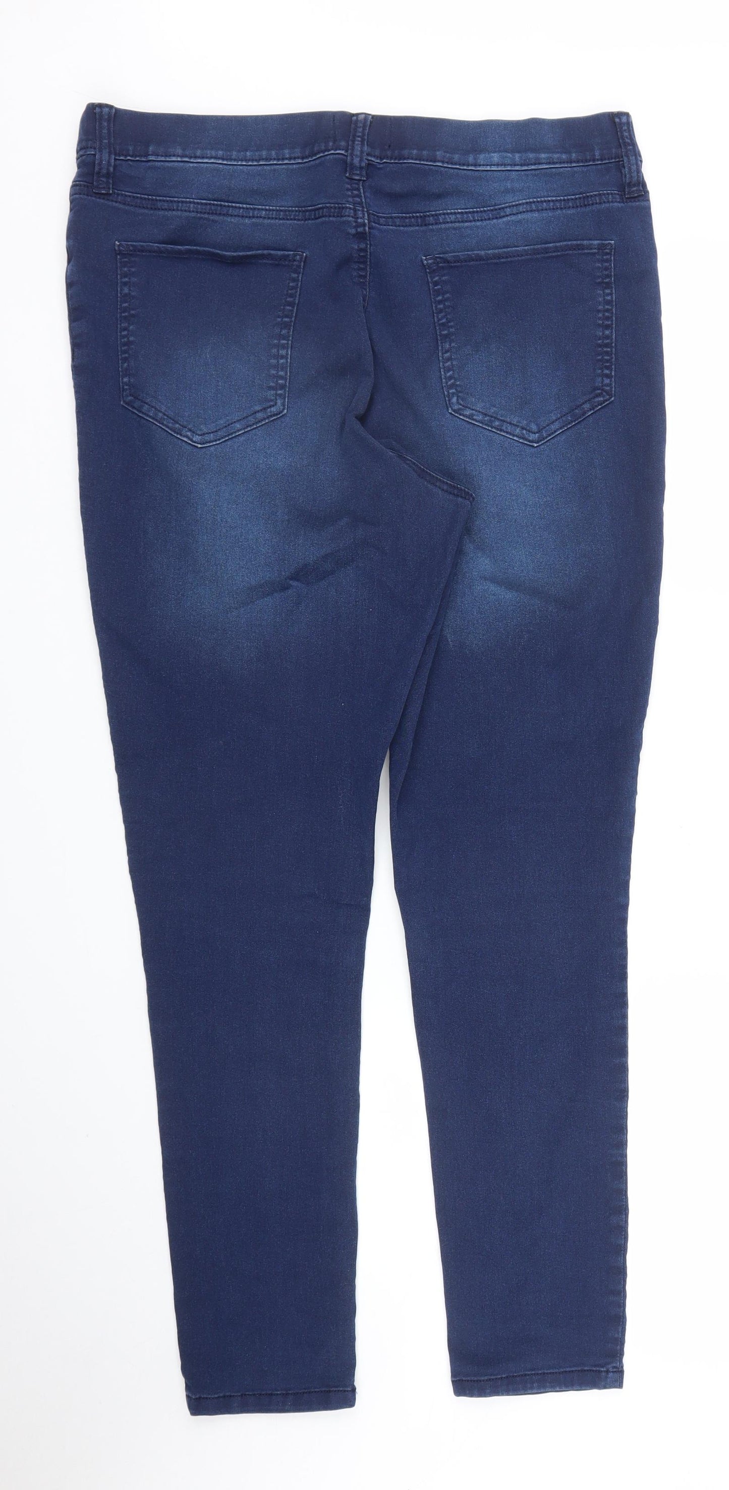 F&F Womens Blue  Denim Jegging Jeans Size 18 L29 in