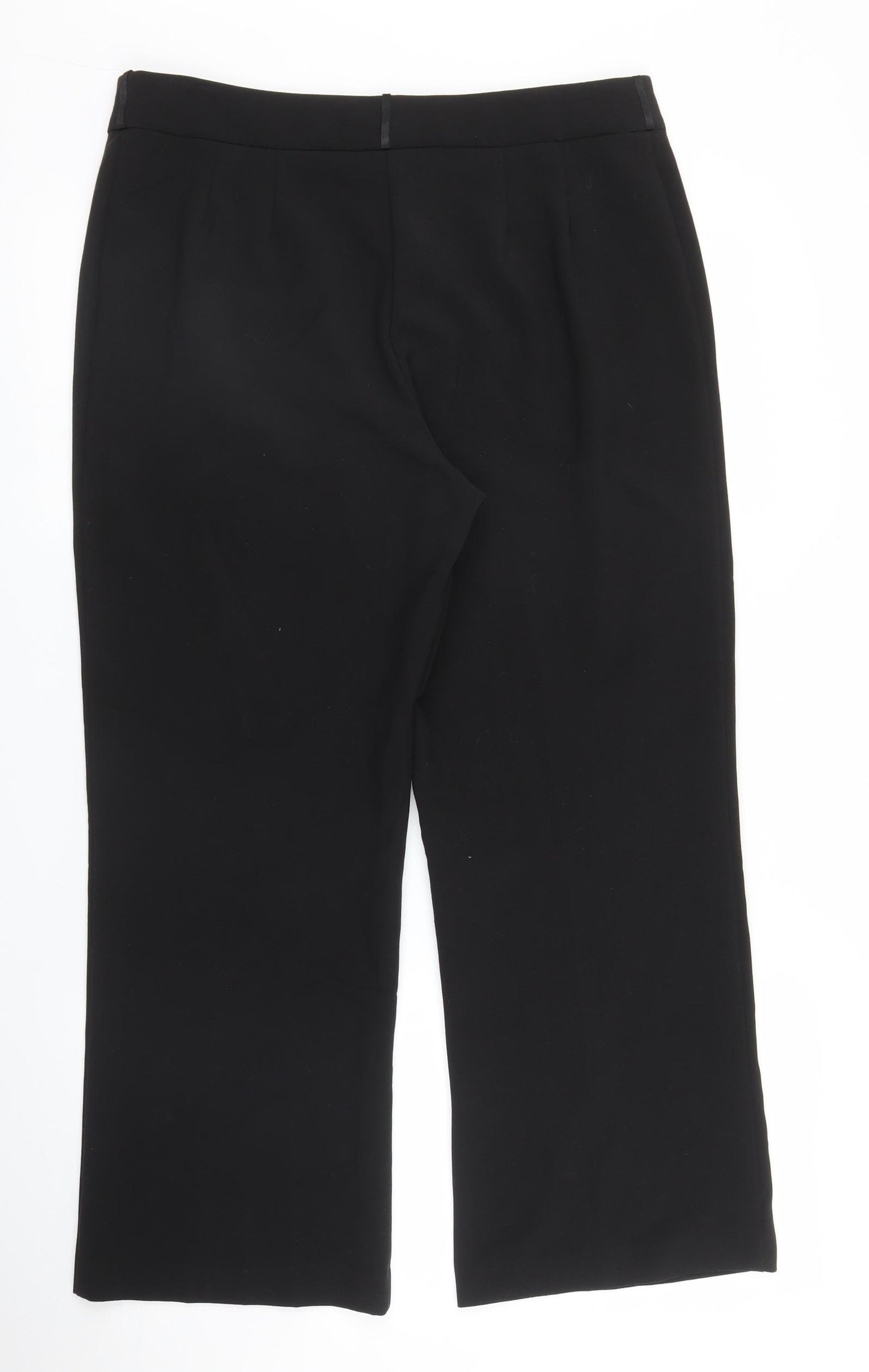 Gia Moda Womens Black   Trousers  Size 14 L26 in