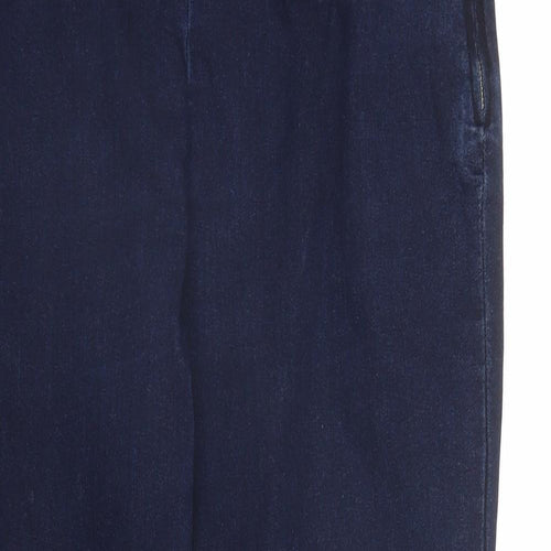 Saviour Womens Blue  Denim Jegging Jeans Size 12 L24 in