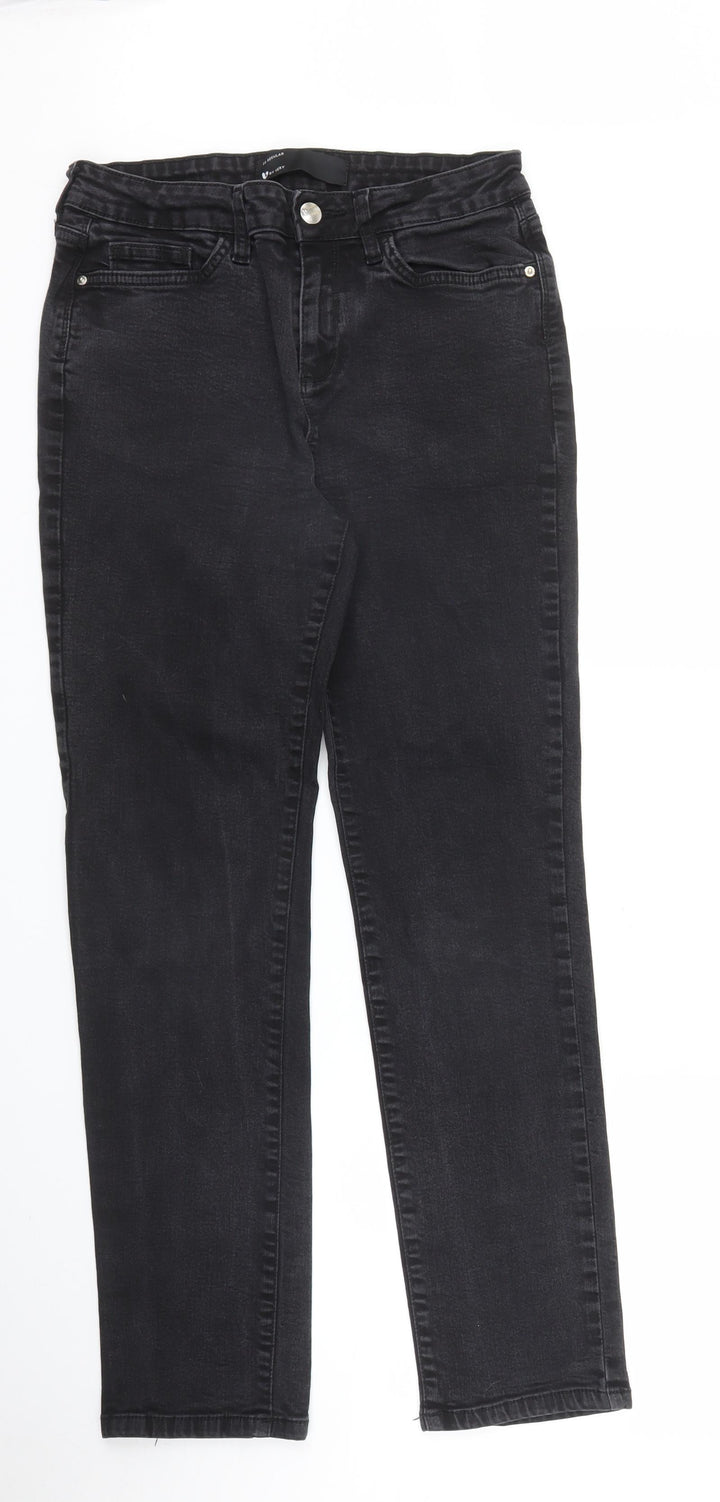 Very Womens Black Denim Straight Jeans Size 29 in L28 in