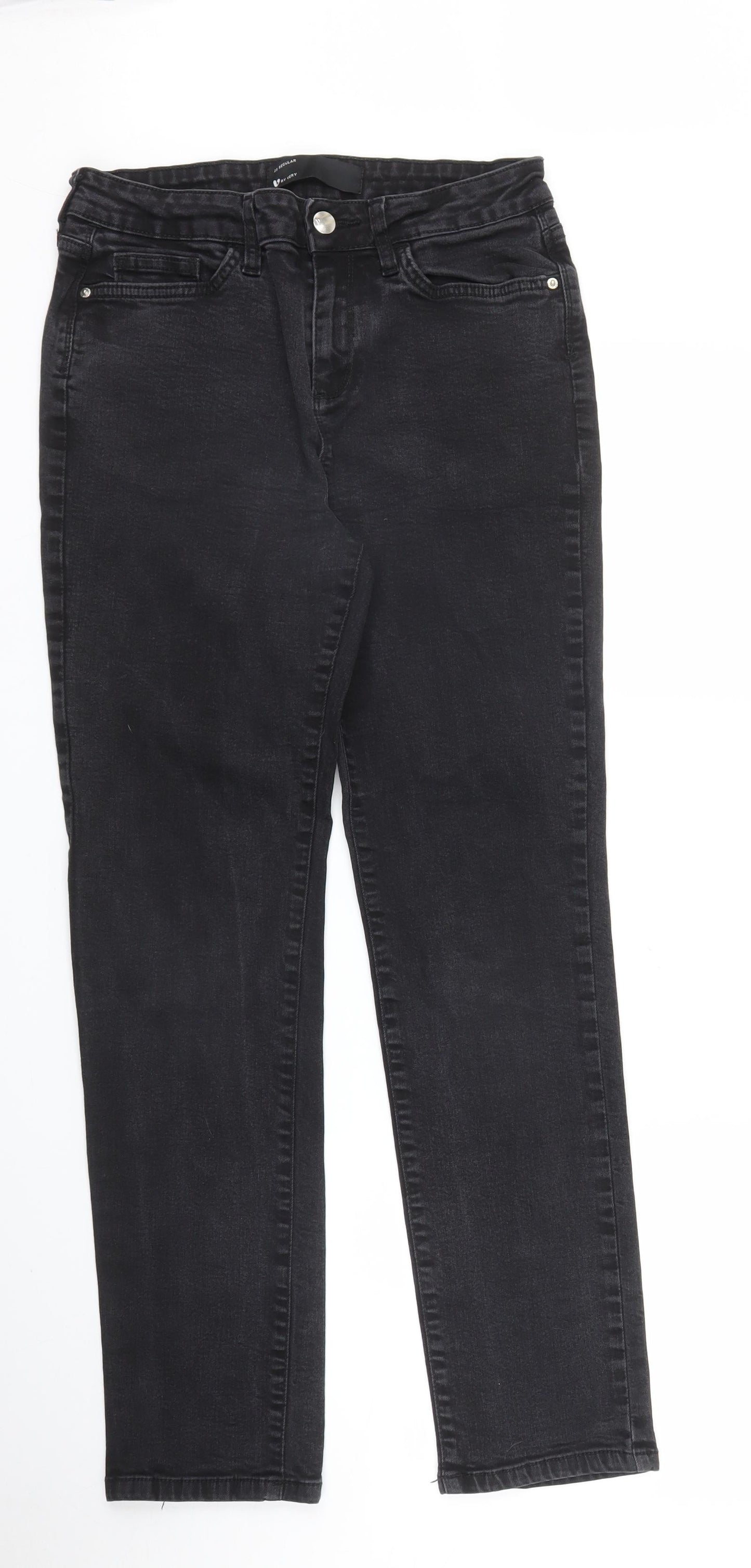 Very Womens Black  Denim Straight Jeans Size 29 in L28 in