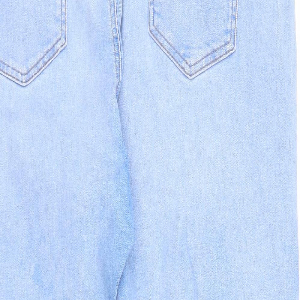 Dorothy Perkins Womens Blue  Denim Tapered Jeans Size 18 L25 in