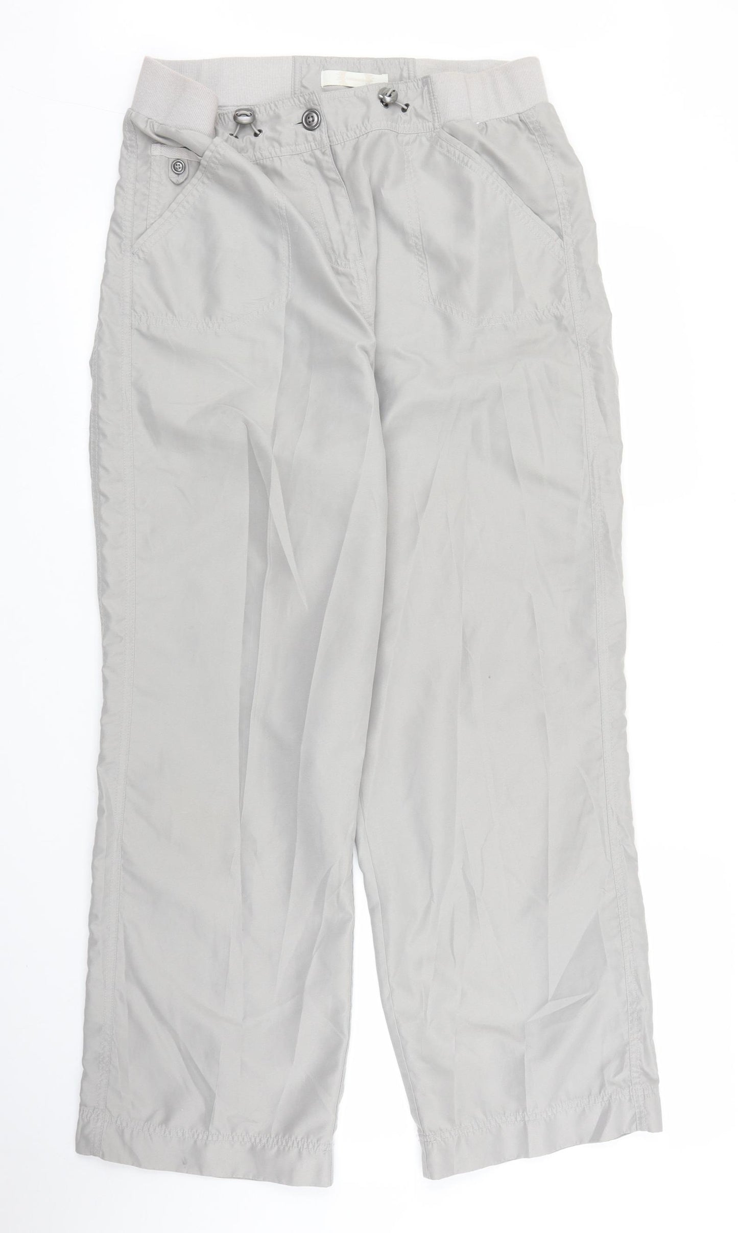 BHS Womens Grey   Carpenter Trousers Size 14 L29 in
