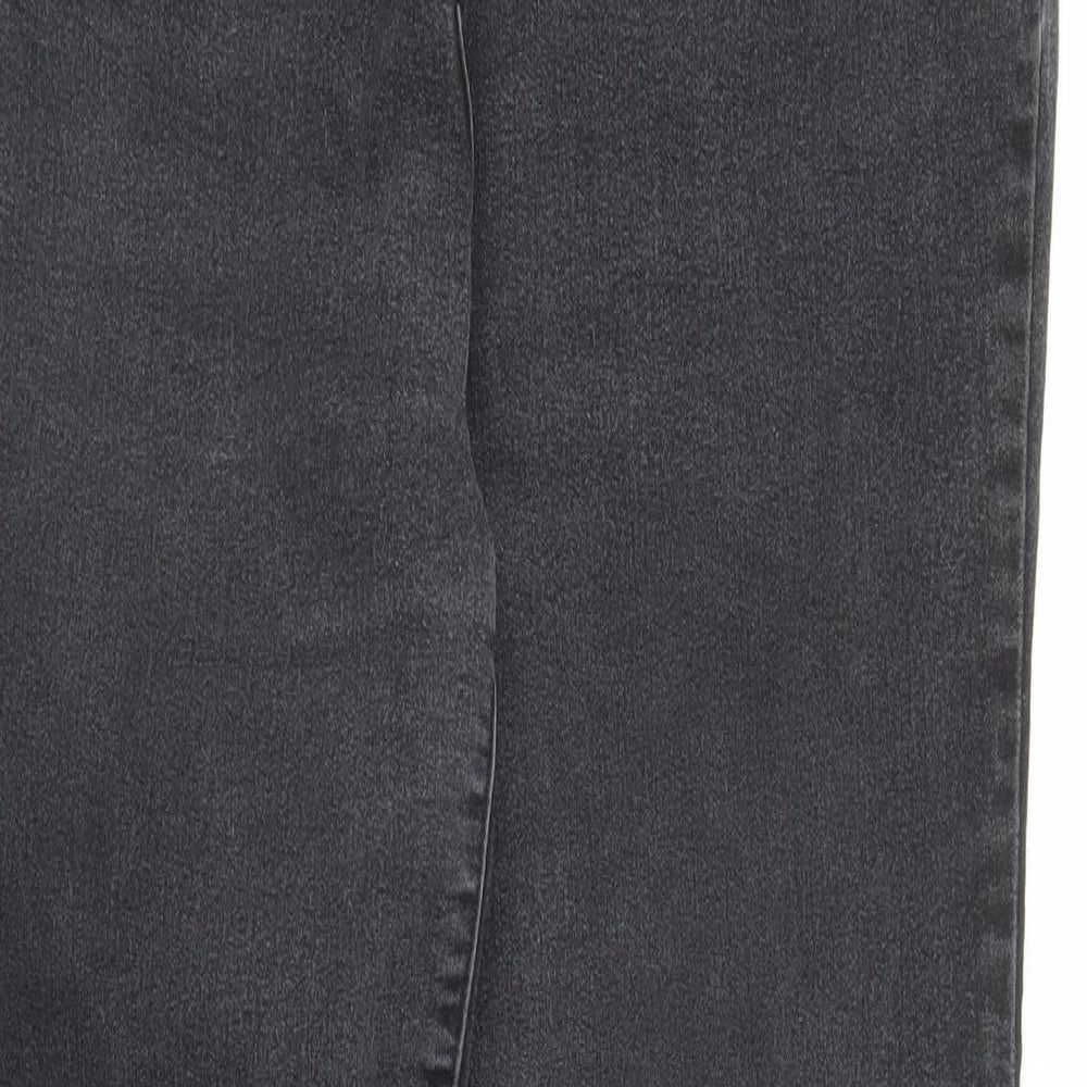 George Womens Grey  Denim Jegging Jeans Size 14 L27 in