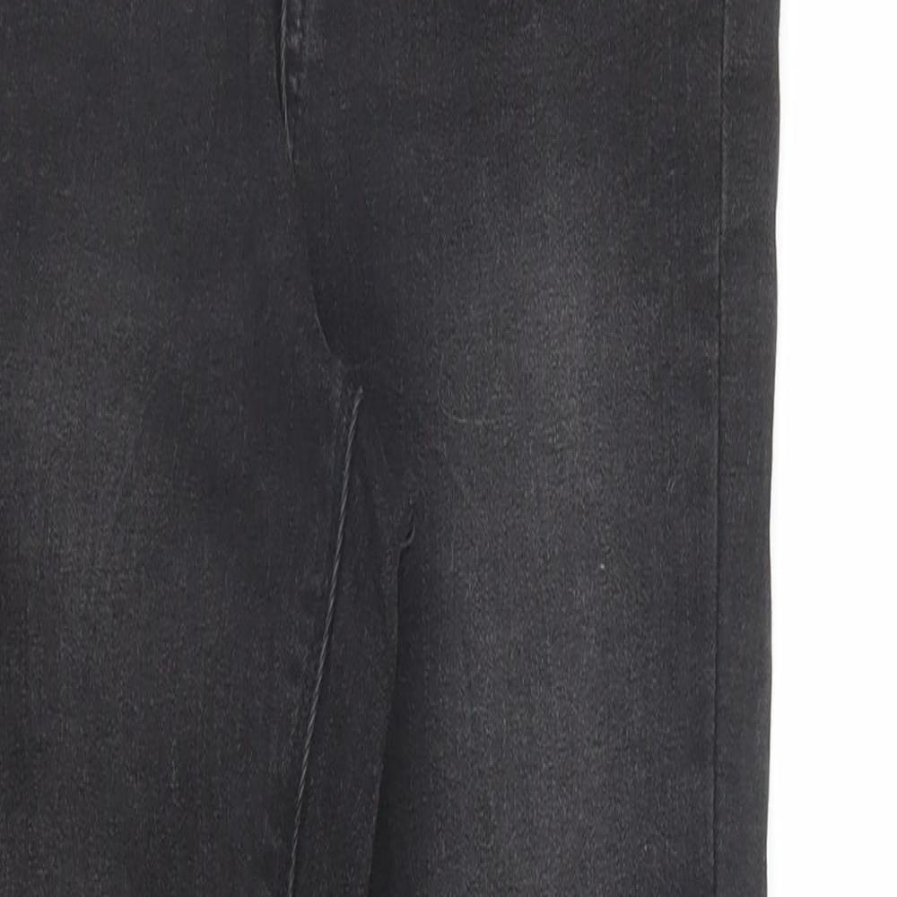 Primark Womens Black  Denim Skinny Jeans Size 6 L25 in