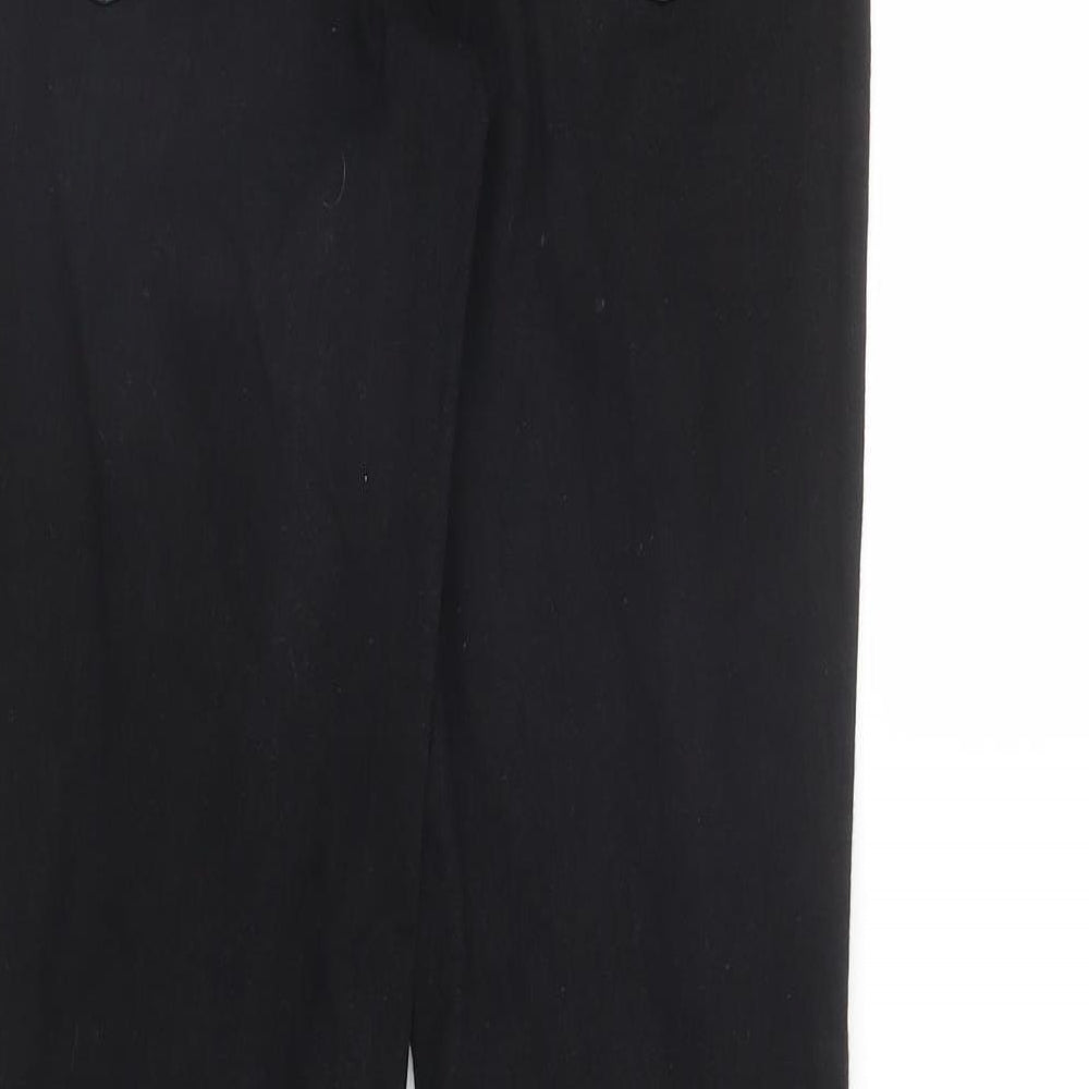 River Island Womens Black  Denim Flared Jeans Size 8 L31 in