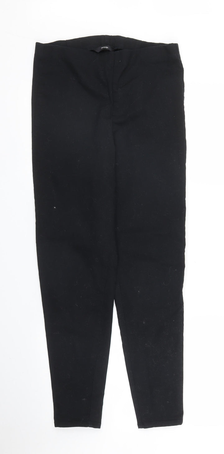 George Womens Black Denim Jegging Jeans Size 12 L27 in