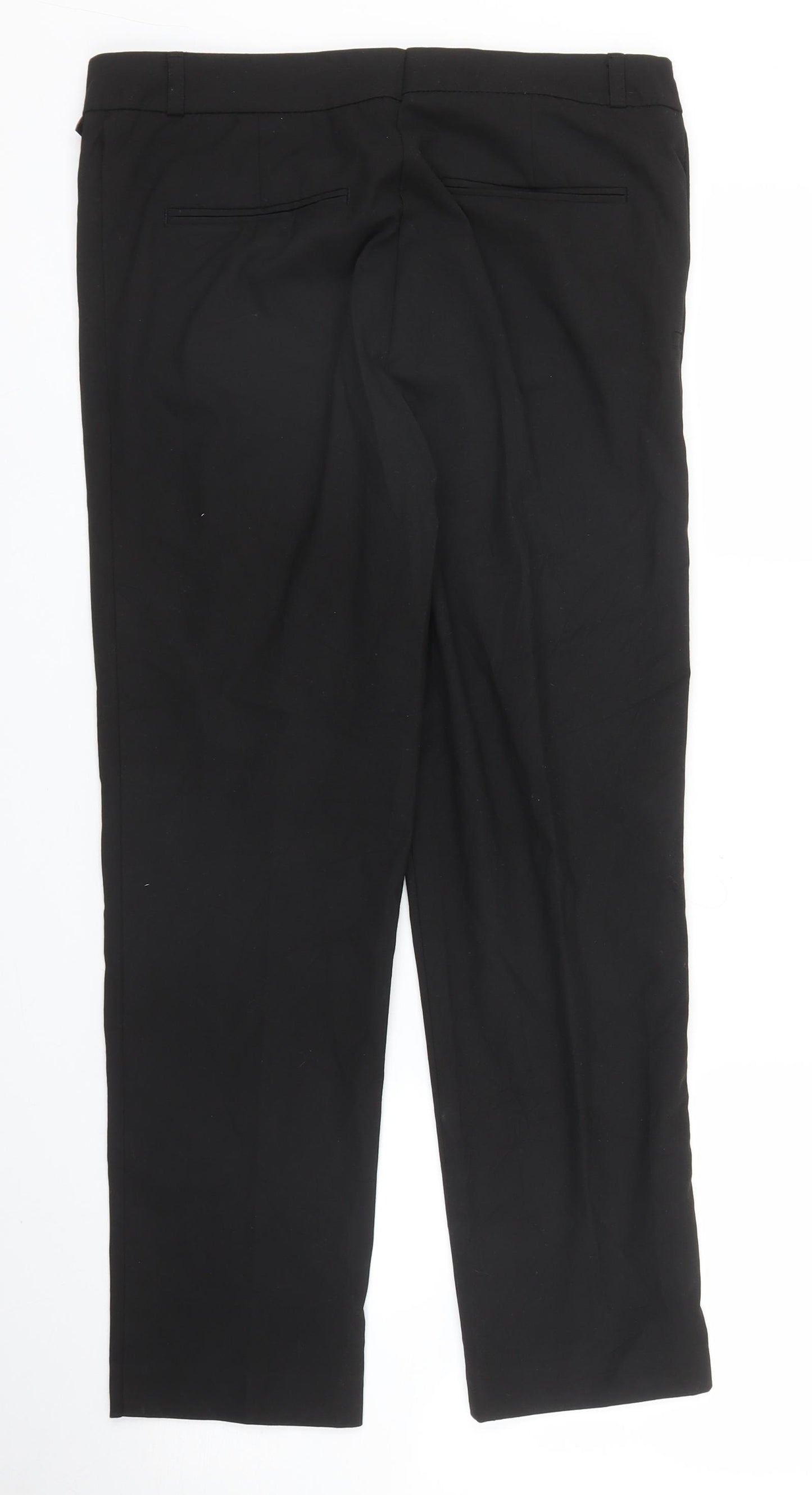 Incorporate Wear Womens Black   Capri Trousers Size 12 L25 in