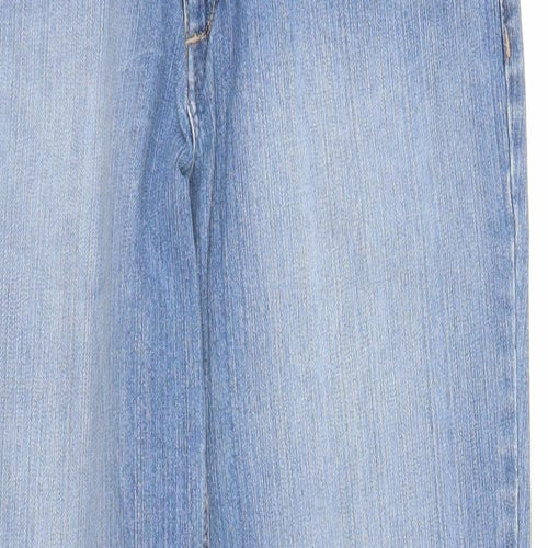 Orange Red Womens Blue  Denim Straight Jeans Size 30 in L30 in
