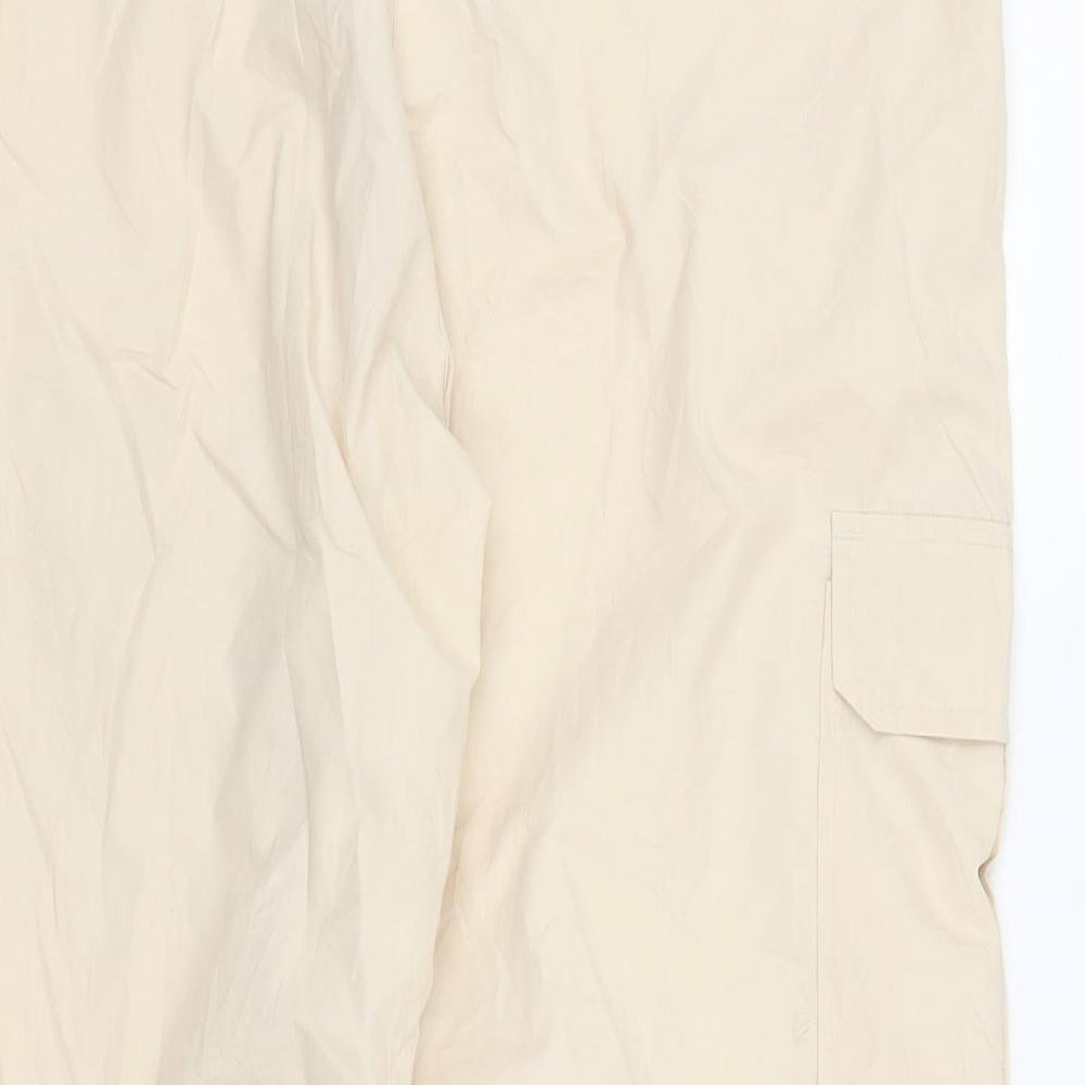 B&B Womens Beige   Capri Trousers Size 14 L21 in