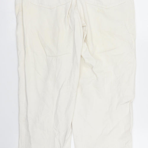 Jacky-O Womens White  Denim Mom Jeans Size 28 in L28 in
