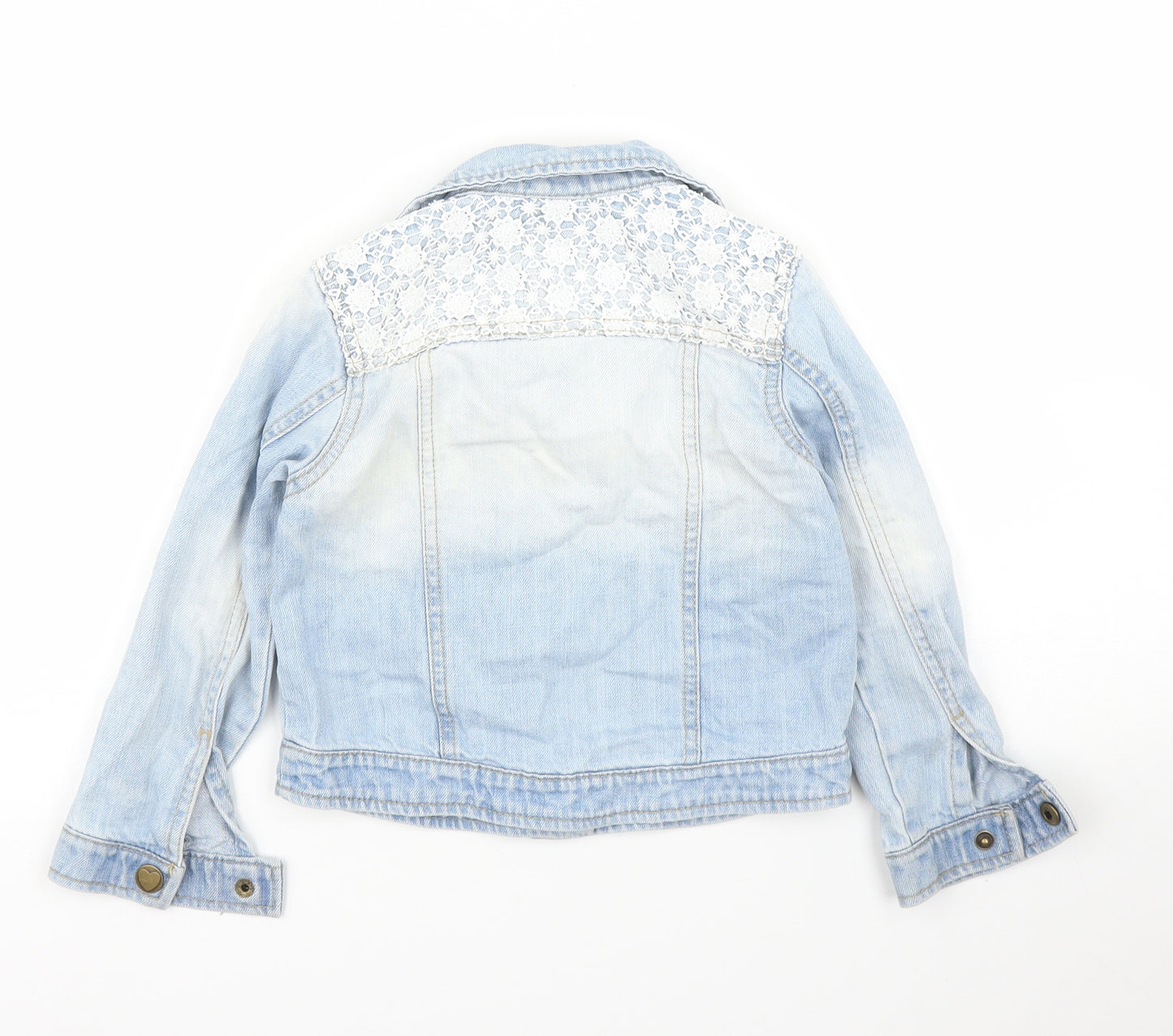 TU Girls Blue  Denim Jacket  Size 4 Years